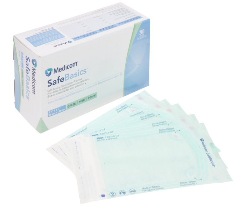 Safebasic SelfSealing Class 4 Sterilization Pouches 200/box